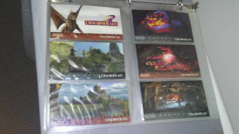 lot 322 image: Dragon Heart Movie Collectible Trading Cards