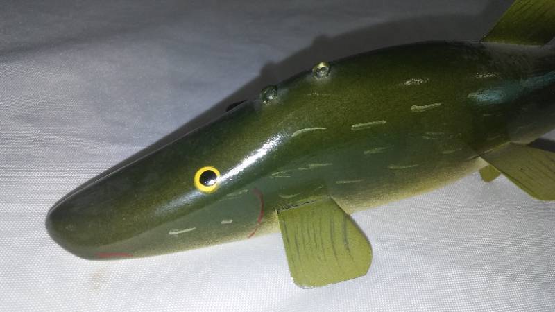 lot 753 image: Spear Fishing Decoy Lawence Bethel