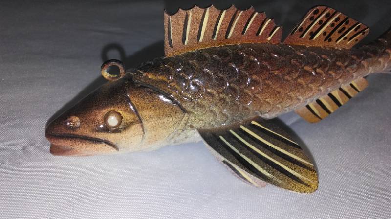 lot 759 image: Spear Fishing Decoy R.W.