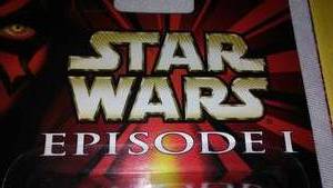 lot 3 image: Star Wars Episode I Action Figures with Comm Tech chip.(2)