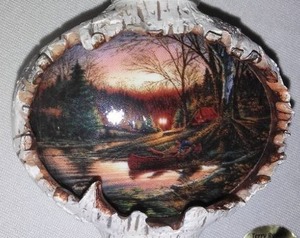 lot 21 image: Terry Redlin Ornament.