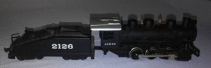 lot 47 image: HO Scale Train Engine A.T. And S.F. R.R With Tender