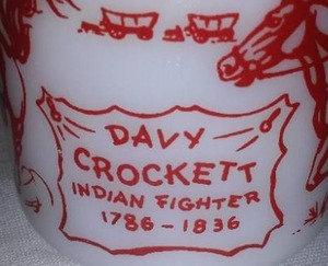 lot 64 image: Davy Crockett Vintage Mug.