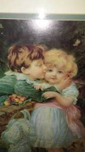 lot 132 image: Framed Print  Pears,