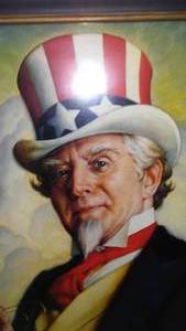 lot 133 image: Uncle Sam Print.