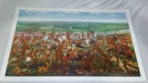 lot 134 image: Print Of Custers Last Stand.