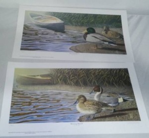 lot 137 image: Jeff Hoff, Morning Mist 1 And 2.