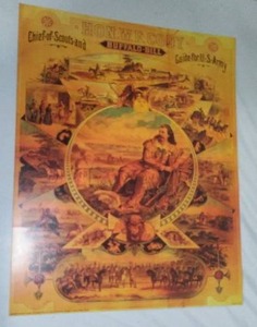 lot 138 image: Buffalo Bill Litho.