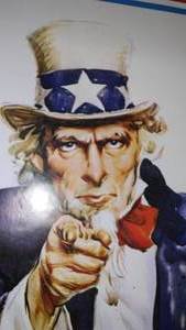 lot 140 image: Classic Uncle Sam Wants You Poster, Perfect.