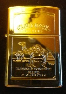 lot 154 image: Camel Lighter In Tin - Brand New.