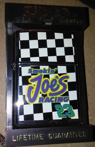 lot 160 image: Zippo Smokin Joes Racing Lighter No. 23 In Case New.