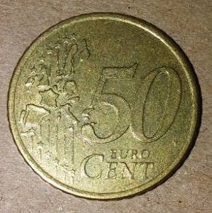 lot 168 image: Italy Euro 50 Cent Coin.