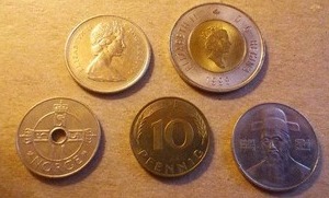 lot 171 image: Coin Variety - Korea, Canada, Germany, Norway.