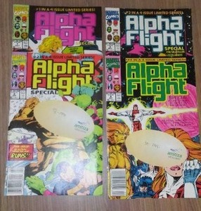 lot 257 image: Marvel Alpha Flight Complete Issue Set.