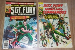 lot 260 image: Marvel Sargeant Fury, 1969 And 1976,  Good.