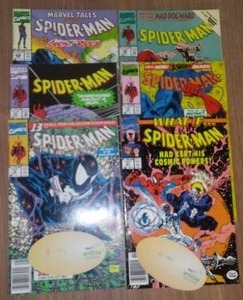 lot 383 image: Marvel Spiderman 1991 Near Mint. (Qty 6)