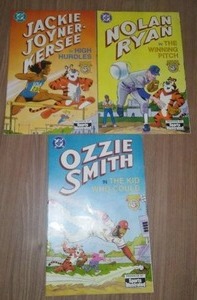 lot 385 image: DC Comics, Nolan Ryan, Ossie Smith, Jackie Joyner Kersee.