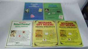lot 186 image: Dennis Wheatley Books (5)
