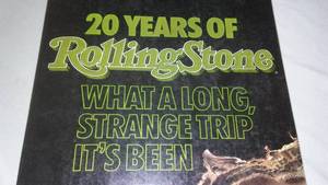 lot 212 image: Rolling Stone Book. 20 Years.  1987, Rare, What A  Long Strange Trip Its Been.