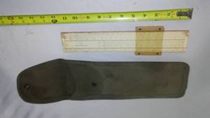 lot 224 image: Vintage Military Slide Rule Graphical Firing For  M28.