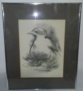 lot 267 image: Betty Feilzer, Baby Gull.