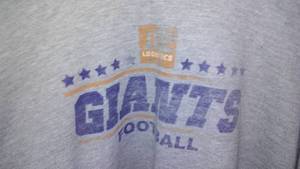 lot 296 image: New York Giants Vintage Hoodie, 2XL.