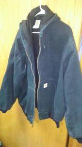 lot 298 image: Carhartt Jacket 2XL Dark Green.