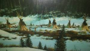 lot 300 image: Mark Stewart Print, Peaceful Valley Camp.