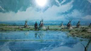 lot 304 image: Mark Stewart Print, Teton Paradise.