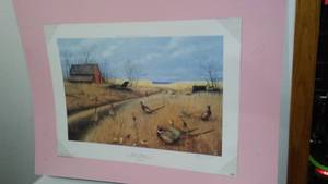 lot 315 image: Les Kouba, 93-94 Pheasants Forever, Print Of The Year.