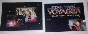 lot 337 image: Star Trek Voyager Season 1, Series 2 Full set of 90. Fantasy Art Trading Cards