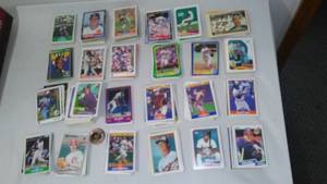 lot 370 image: MLB Baseball Cards  Hundreds, Mixed Variety.