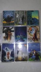 lot 372 image: Don Maltz Set Of 90 Fantasy Art Trading Cards