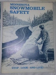 lot 400 image: Snowmobile Safety Course Material 1969 And 1970.