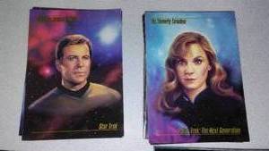 lot 402 image: Star Trek Fantasy Art Trading Cards   Complete Set Of 90.