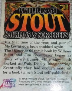 lot 410 image: William Stout Fantasy Art Trading Cards