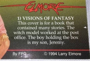 lot 414 image: Larry Elmore Fantasy Art Trading Cards, Random Cards