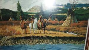 lot 349 image: Mark R Stewart, Guarding The River Crossing.