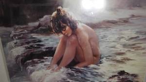 lot 350 image: Diane Buckhout, Reflections Of A Young Girl Print.
