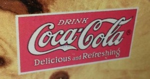 lot 441 image: Coca-Cola Metal hinged box  Fabulous.