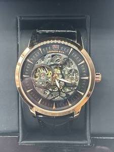 lot 3 image: Brand New Mens Zihlmann & Co. Black Dial 3 ATM Watch $749 Retail