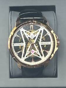 lot 7 image: Brand New Mens Vonlathen Auto Skeleton V110 Watch $663 Retail
