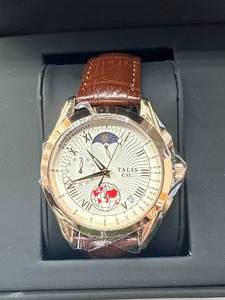 lot 13 image: Brand New Mens Talis & Co. 712 Moon Phase Watch $638 Retail