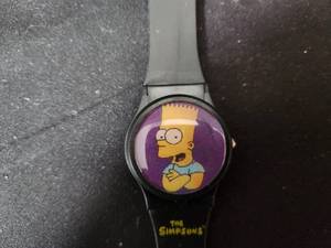 lot 30 image: 1997 Bart Simpson Subway Watch