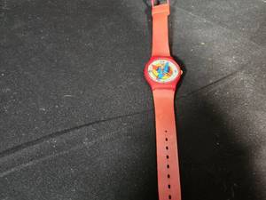 lot 37 image: DC Comics 1987 Superman 50th Birthday Red Watch