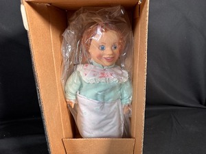 lot 69 image: Vintage Northern Tissue Promotional Cute Red Head Girl with Freckles Doll in Packaging