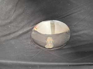 lot 63 image: Antique Replacement 7 Mercury Glass Reflector Wall BracketOil Lamp Reflector
