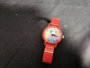 lot 55 image: Vintage USA Map Bubble Wind-up Watch with Plane