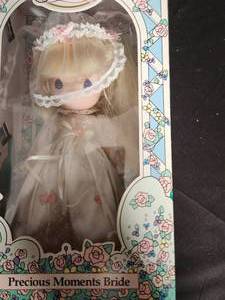 lot 82 image: Precious Moments Bride Porcelain Doll New in Box