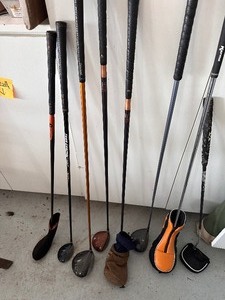 lot 222 image: Lot of Golf Clubs